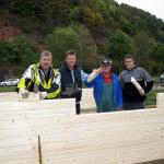 Die Blockh&uuml;tte w&auml;chst.