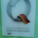 Auszeichnung 2015 als Serviceorientiertes Unternehmen / Servicequalität Deutschland