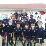 Die U 14 von Tottenham Hotspurs war 2015 bei uns und hatte viel Spaß